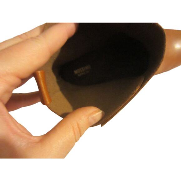 Classic Brown Ankle Boots Block Heel Mossimo Size 10 - Picture 5 of 9